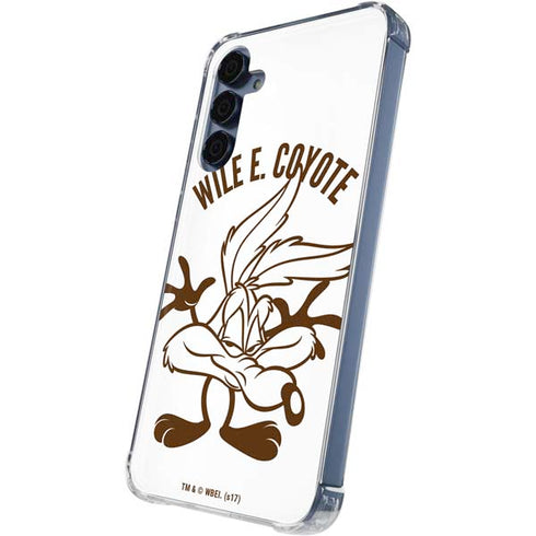 Looney Tunes Wile E Coyote Big Head Galaxy A35 5G Clear Case